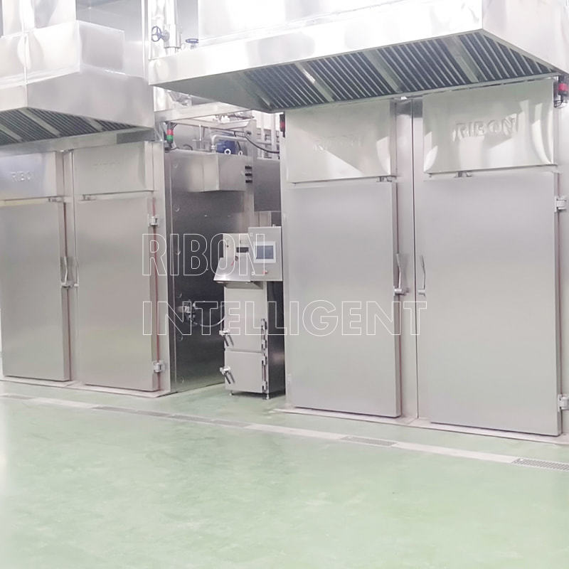 Maison de fumée de flux d'air vertical